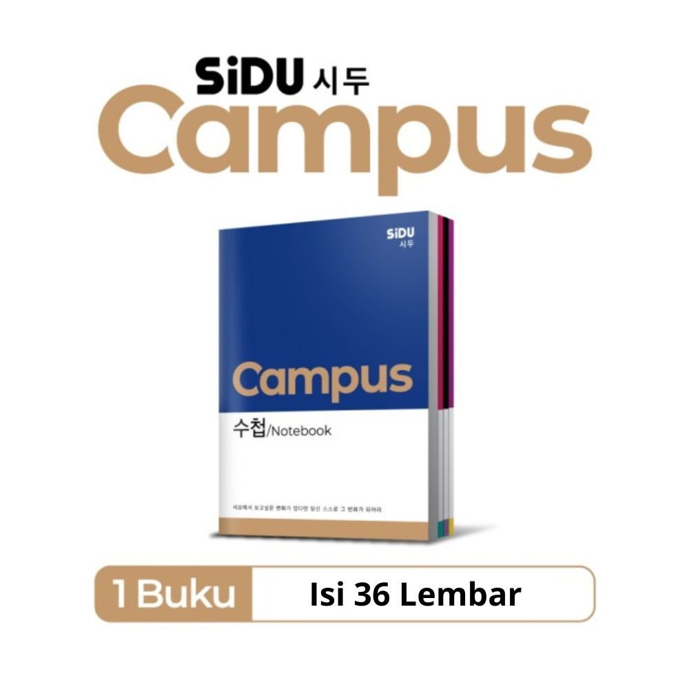 

SiDU Buku Tulis Campus Seri Korea 36 Lembar 1 Pcs