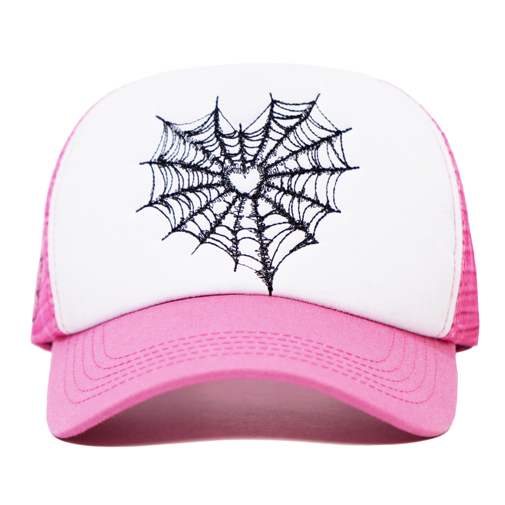 Trucker Hat Spider Pink - HEUVELTRIBE X IVANIA NABILA