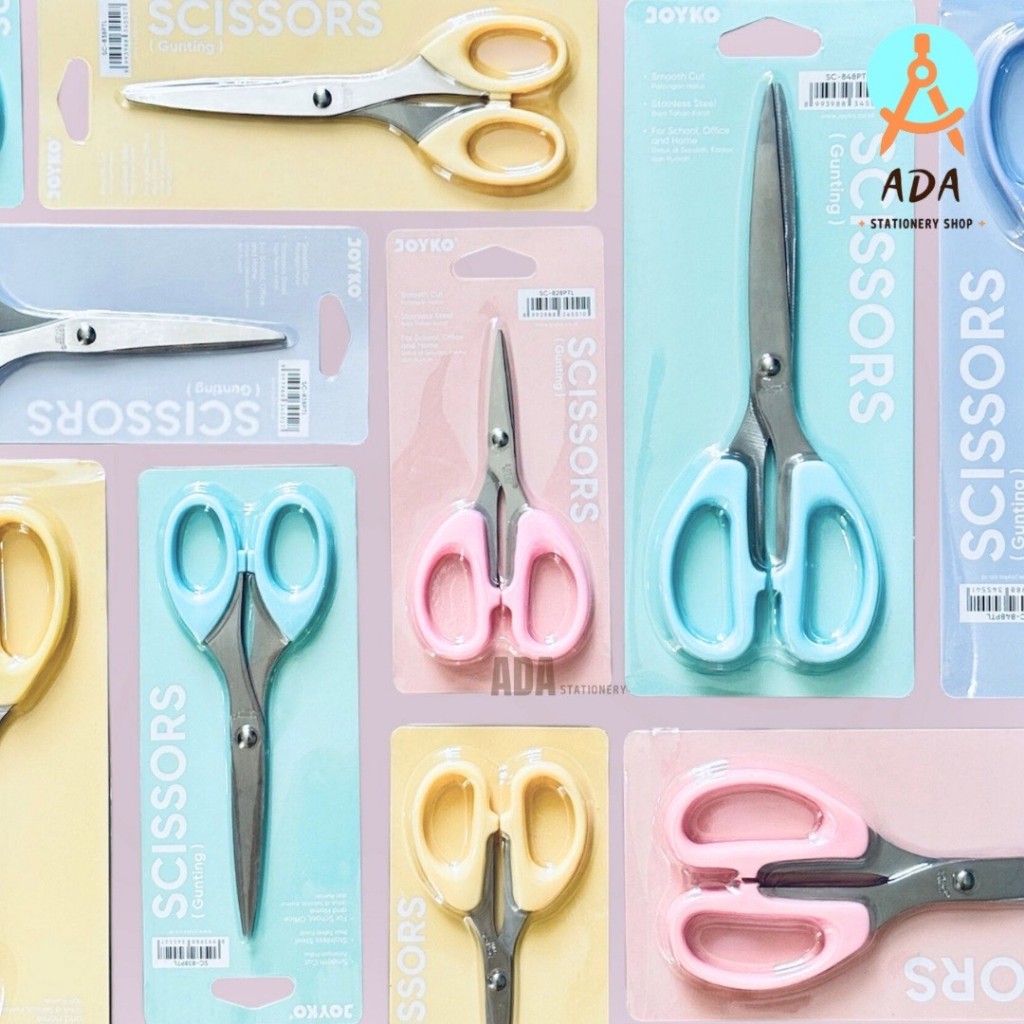 

GUNTING JOYKO WARNA PASTEL/ SC-828PTL/ SC-838PTL /SC-848PTL joyko scissors