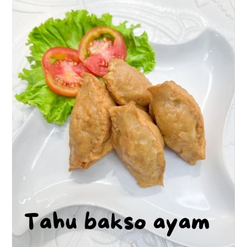 

Tahu daging Ayam saos chili Oil isi 10 pcs