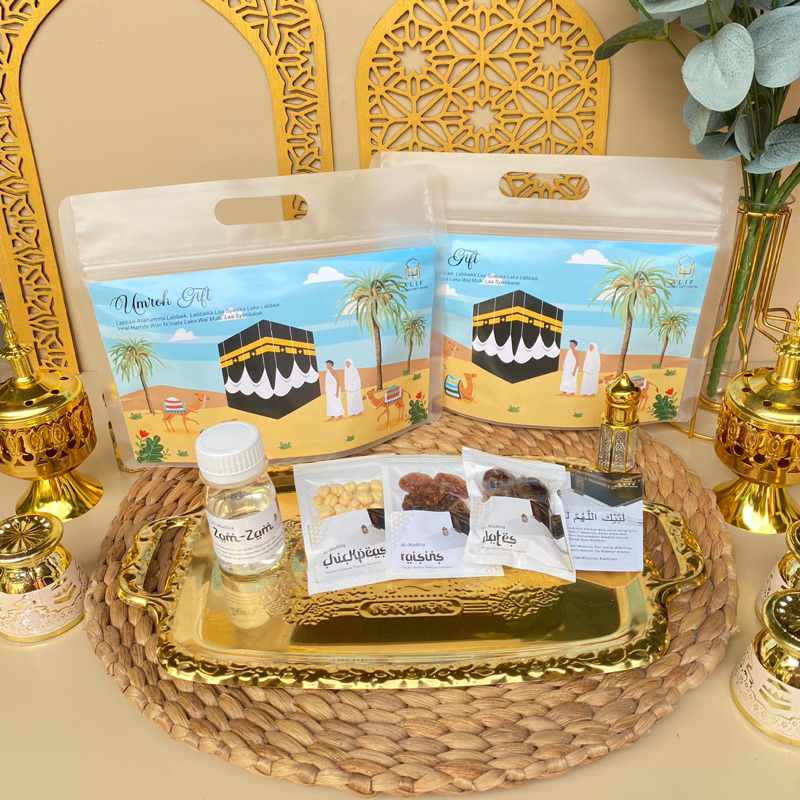 

Rabbani BIRU Hampers Kemasan cantik Oleh Oleh Umroh Haji bisa Request ucapan Allisha Islamic Gift Center