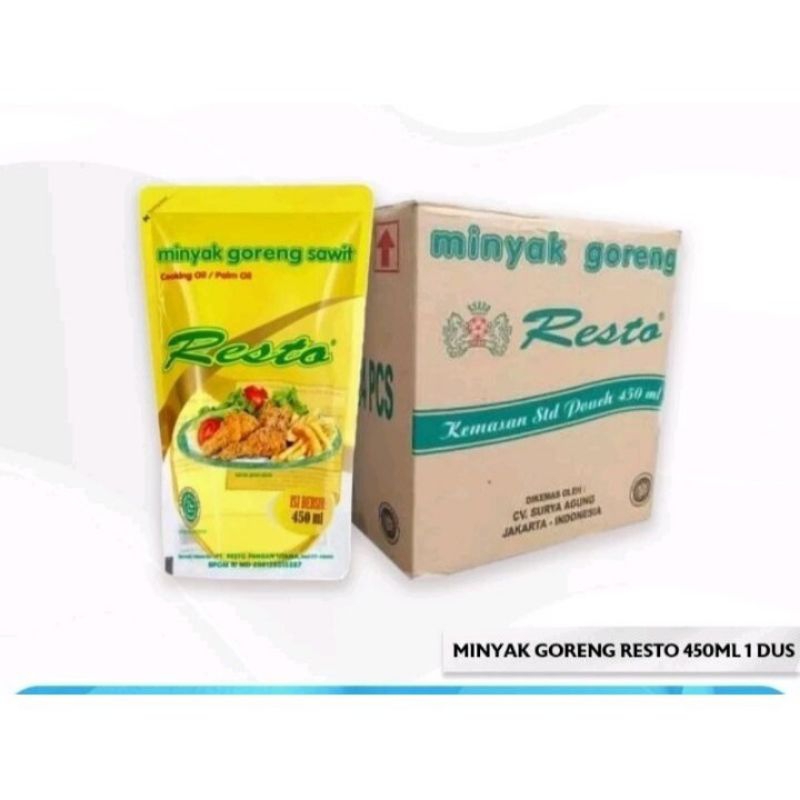 

Minyak goreng Premium Resto 450ml
