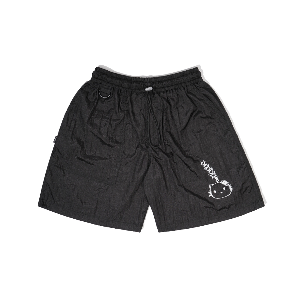 Boardshort Kitty Black - HEUVELTRIBE X IVANIA NABILA
