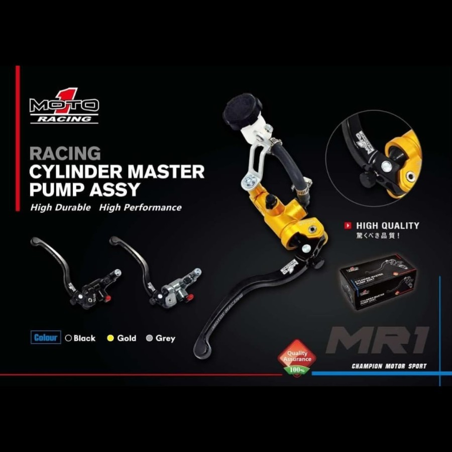 MASTER REM MOTO1 RACING M1R MASTER REM KANAN UNIVERSAL M1R ORIGINAL MOTO 1 RACING