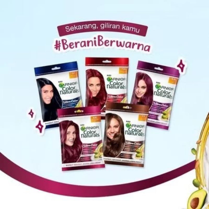 (SACHET) GARNIER COLOR NATURAL ULTRA COLOR / SEMIR RAMBUT GARNIER