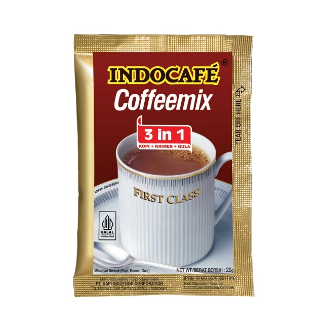 

[Exp Juli 26] Indocafe Coffeemix 3in1 (Kopi+Krimer+Gula) 4 Sachet x 20gr