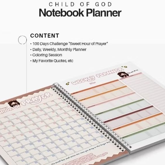 

CHRISTIAN NOTEBOOK PLANNER / CHILD OF GOD NOTEBOOK / BUKU KRISTEN / NOTEBOOK KRISTEN / NOTEBOOK CUSTOM / PLANNER CUSTOM