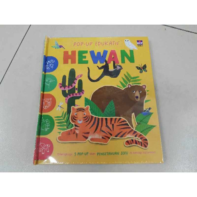 Buku Anak Pop-Up Edukatif: Hewan / Tubuhku