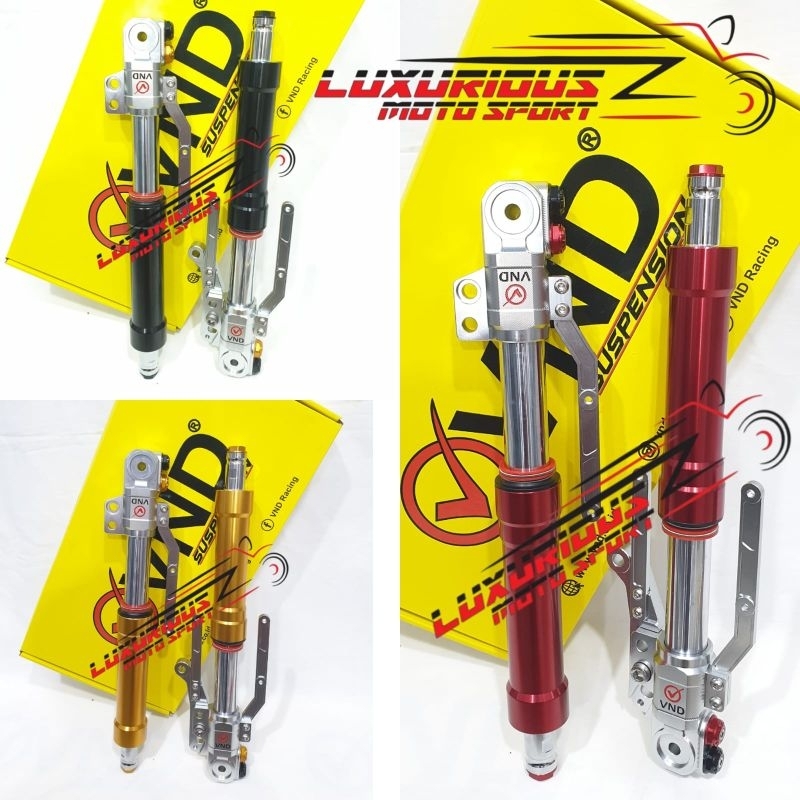 up side down vnd ak666 aerox suspension vnd ak666 aerox connected shockbreaker depan vnd aerox lama/