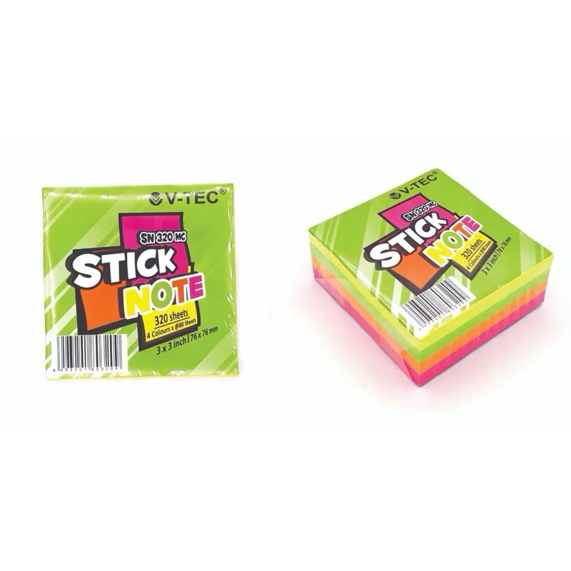 

STICKY NOTES SN-320 MC V-TEC 4 WARNA