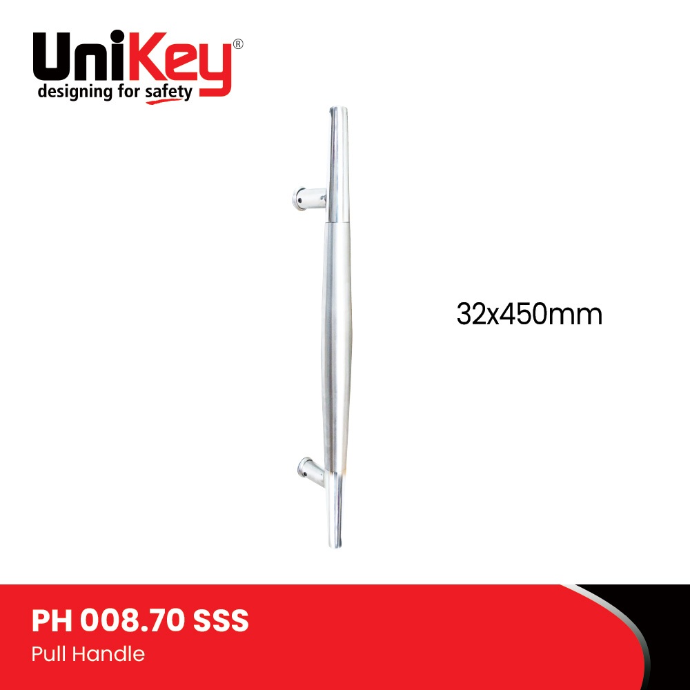 UniKey Pull Handle PH 008.70 450MM SSS