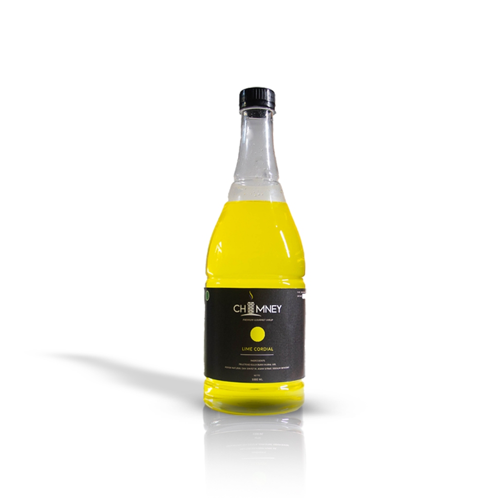 

Chimney Syrup Premium 1,25 L - Rasa Lime Cordial 1L