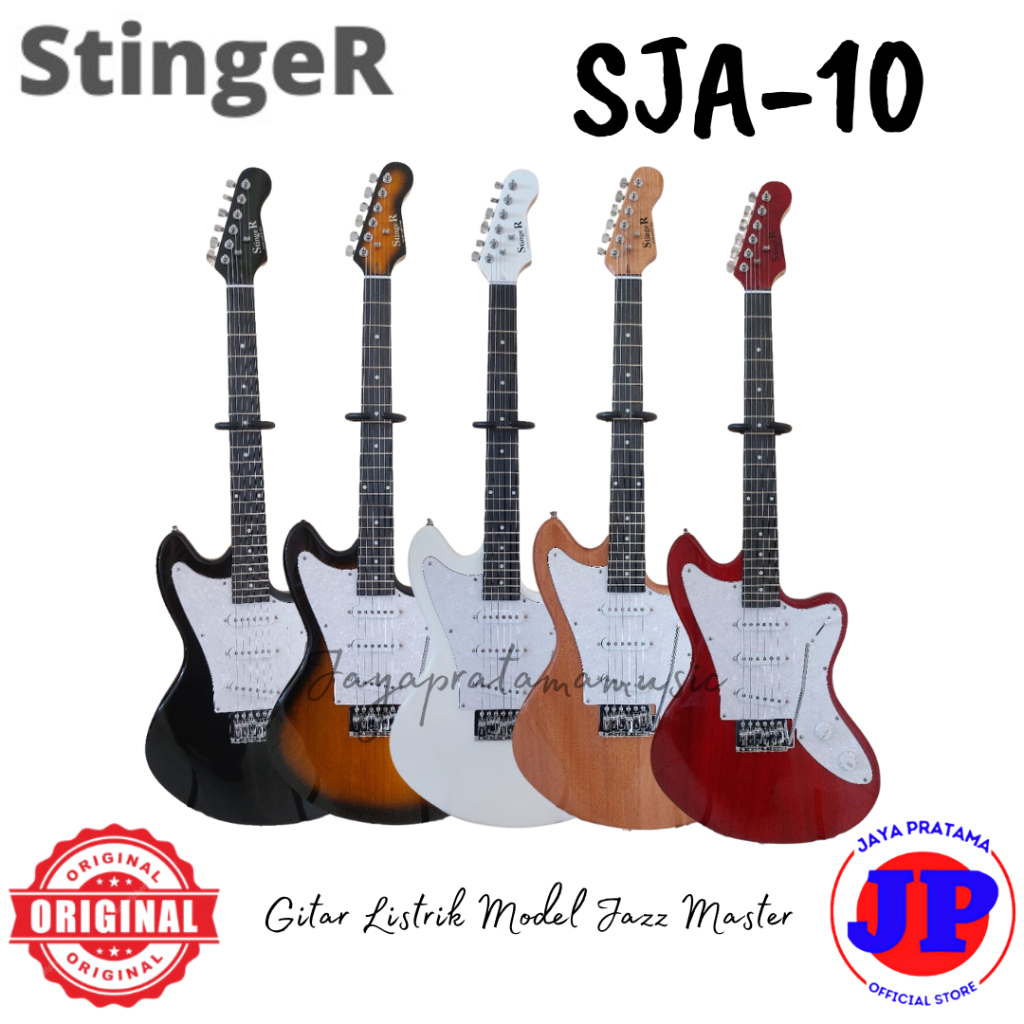 Stinger SJA10 Gitar Elektrik Stinger Statocaster Gitar Listrik Model Jazz Master Original Stinger SJ