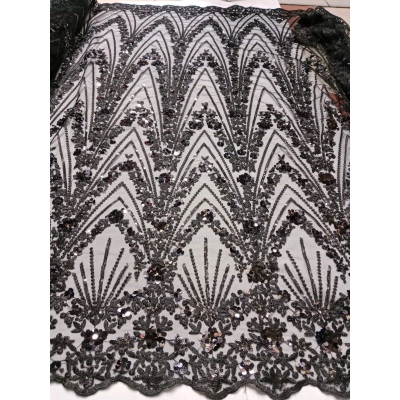 kain/bahan tile bordir squin Payet