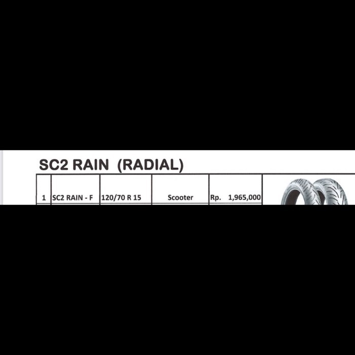 Ban luar bridgestone battlax 120/70 R15 seri sc2rain xmax tmax forza