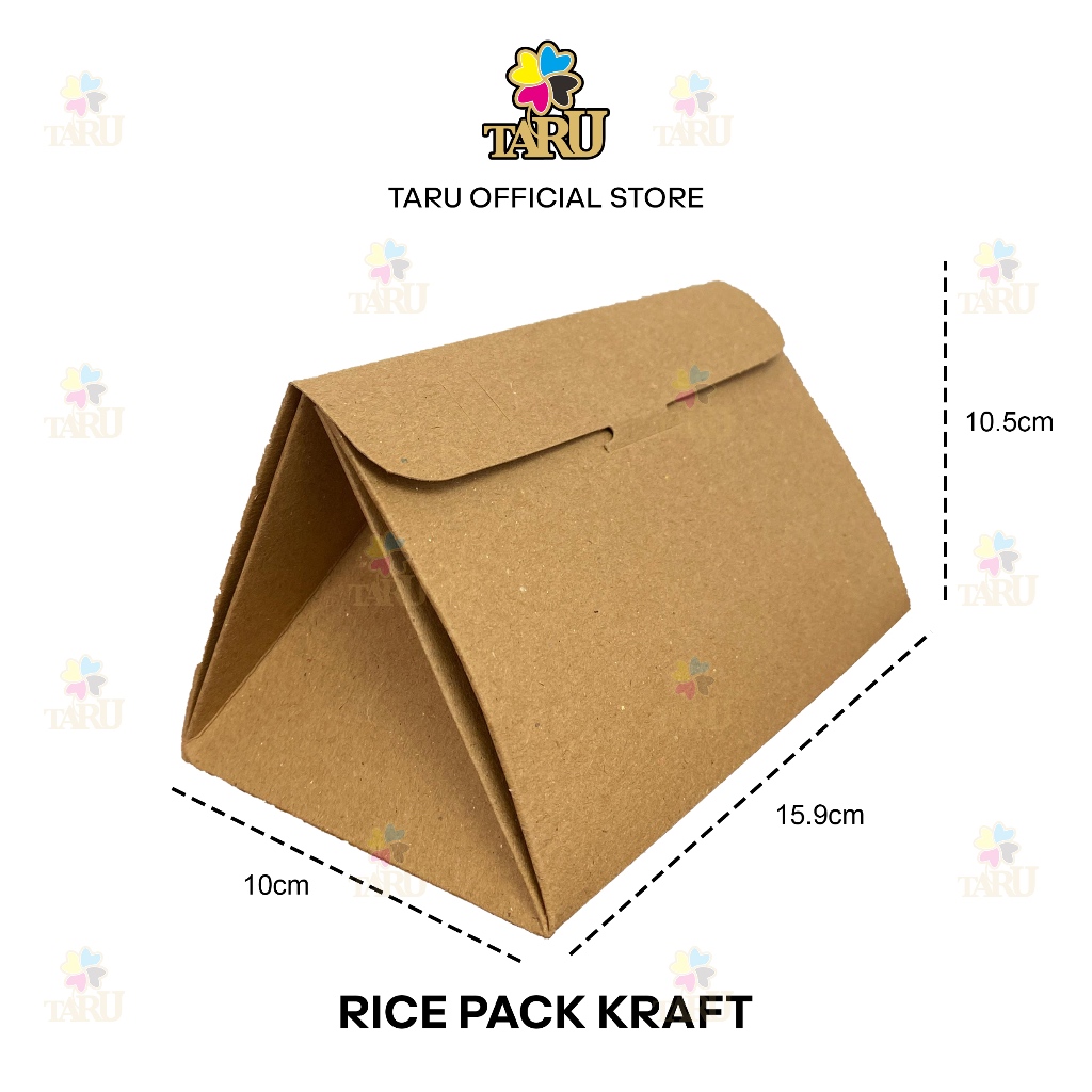 Kertas Bungkus Nasi Lipat Taru