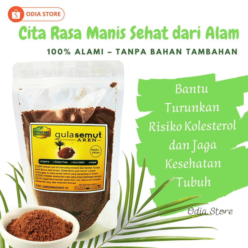 

Gula Semut Aren 250gr - Gula Aren Murni untuk Kesehatan, Minuman, dan Kue