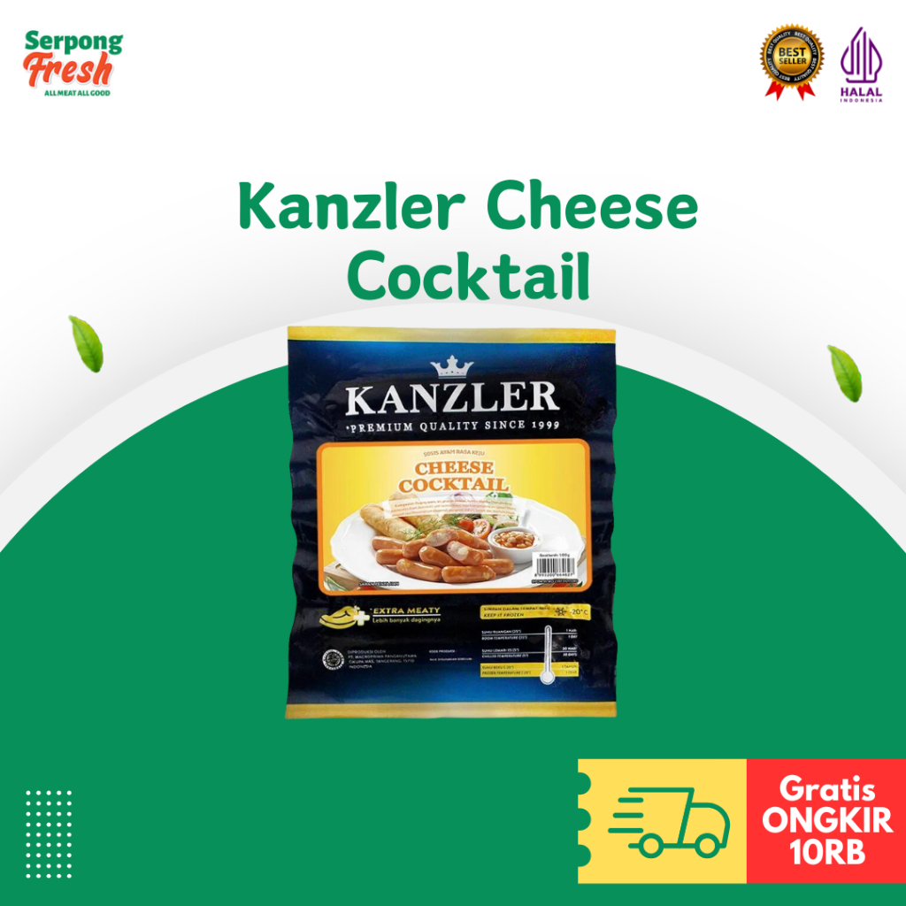 

KANZLER Cheese Cocktail Sosis 500gr