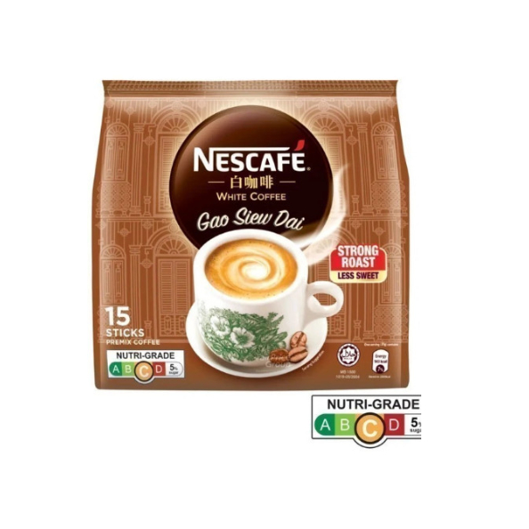 

Neskafe White Coffee Gao Siew Dai Strong Roast Less Sweet Kopi