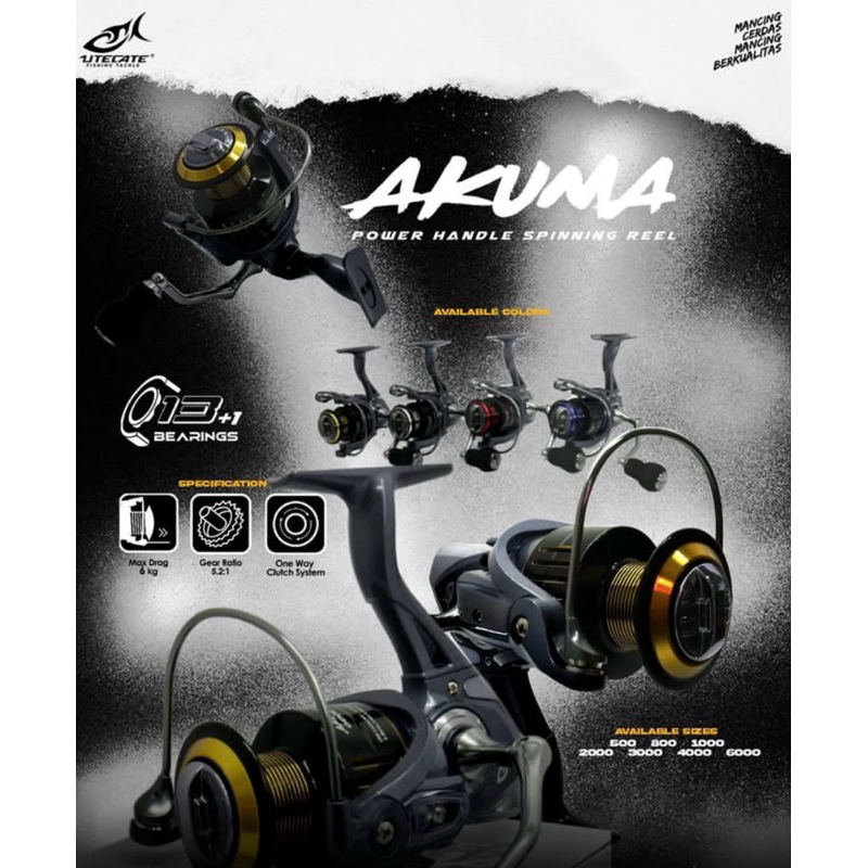 REEL SPINING UTECATE AKUMA