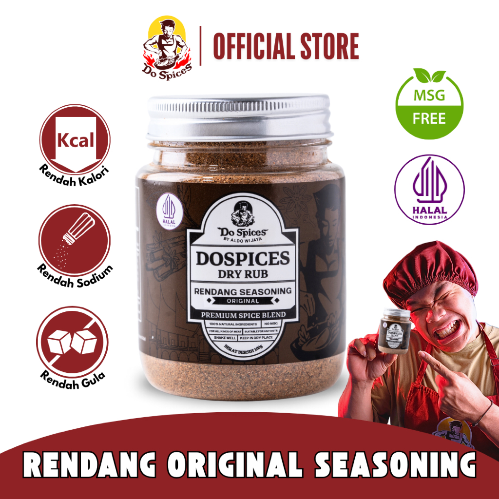 

candygurll Do Spices Healthy Dry Rub Bumbu Marinasi Rendah Kalori [Rendang seasoning] Rempah-Rempah