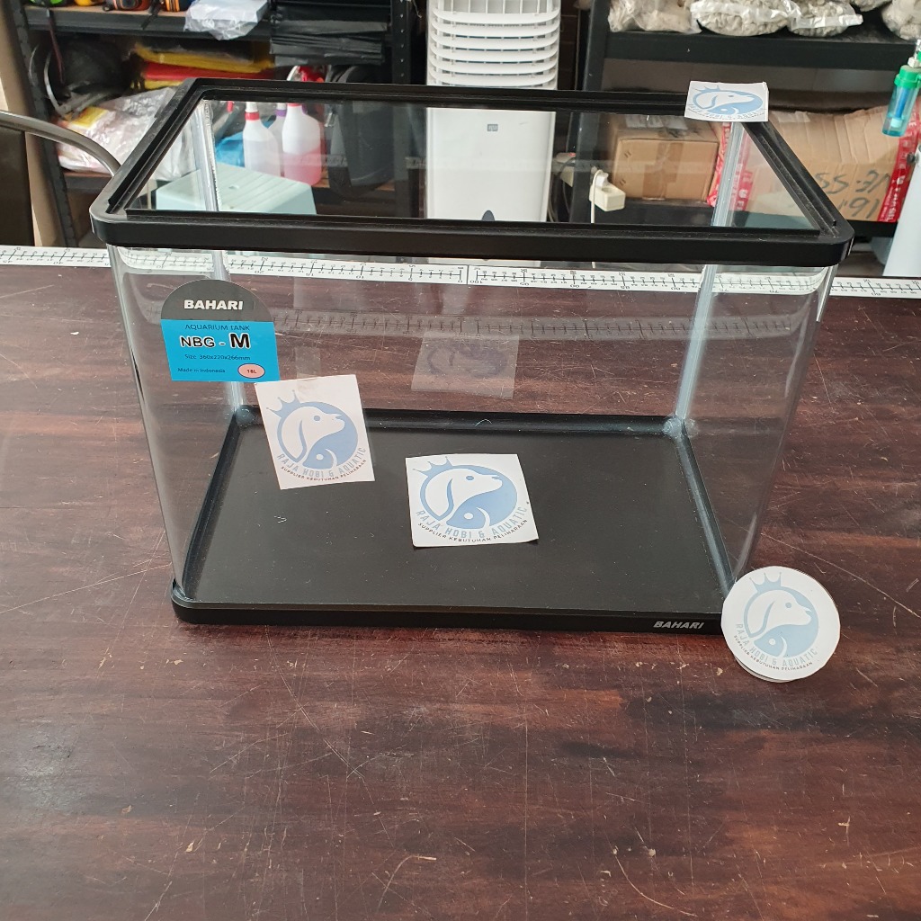 TANK AQUARIUM BAHARI NBG M 36 X 22 X 22.6 CM  BANDING BENDING MELENGKUNG AKUARIUM KACA AKRILIK ACRIL