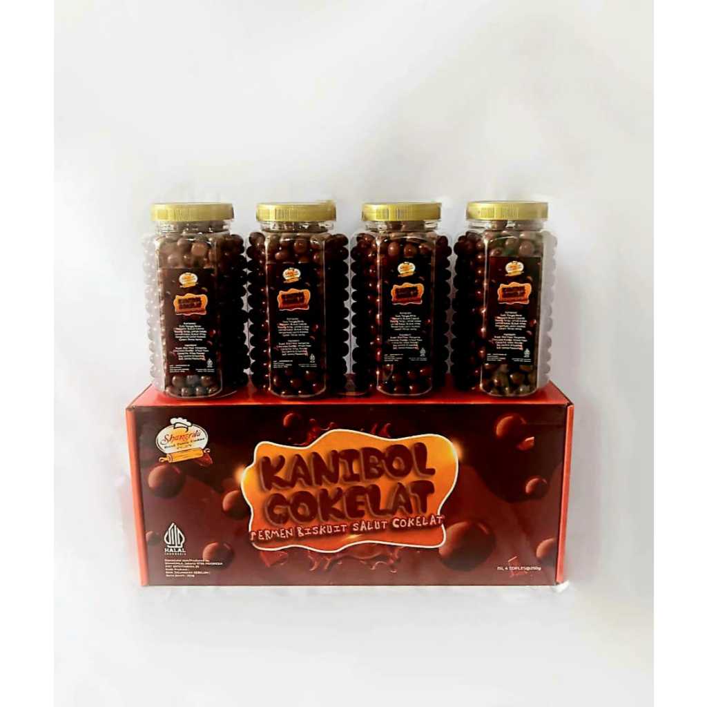 

Kanibol Cokelat – Permen Biskuit Salut Cokelat