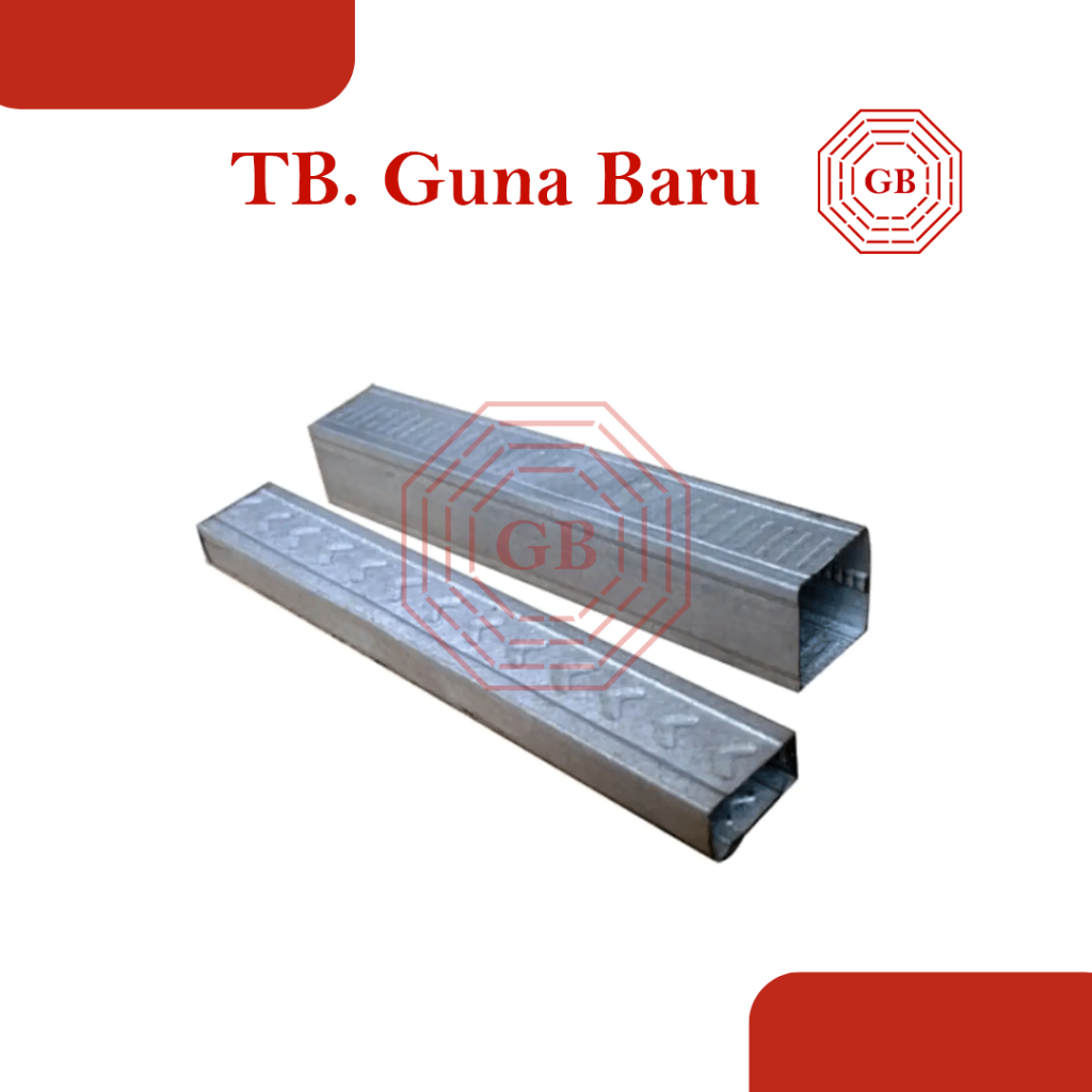 Hollow 2x4 0,5mm / Holo Gypsum / Hollow Plafon / Holow Rangka / Holo Plafon Tebal 0,5