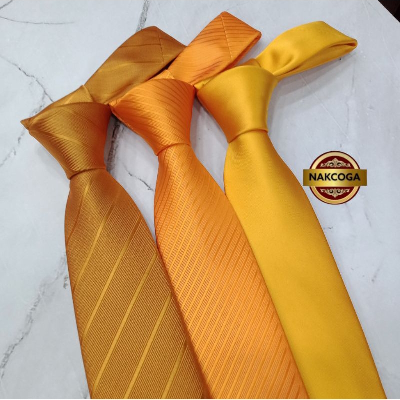 dasi orange polos panjang dasi orange bata dasi kantor pesta pernikahan wedding pria dasi murah tie