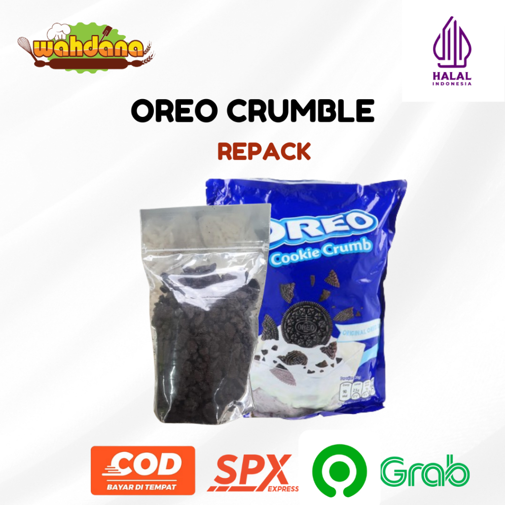 

Oreo Crumble Kemasan Repack 250g