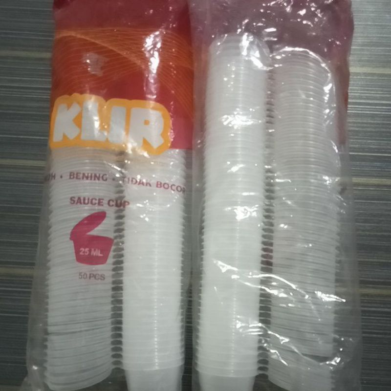 thinwall saus/sauce cup KLIR 25ml