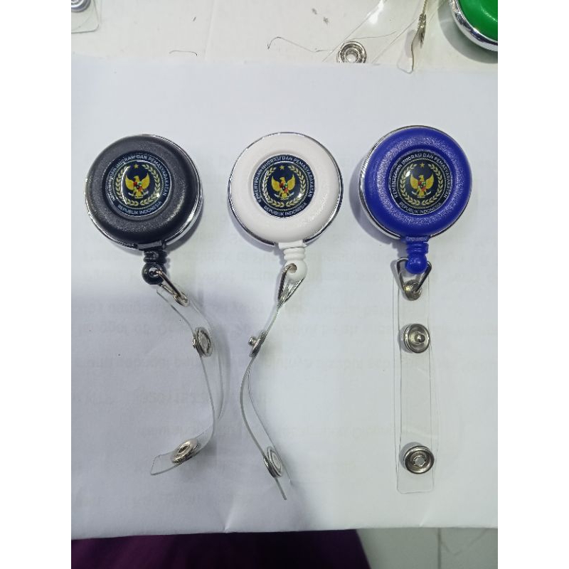 

Yoyo putar/ Gantungan Id card Logo Kemenimipas Logo Kementrian Imigrasi dan Pemasyarakatan RI