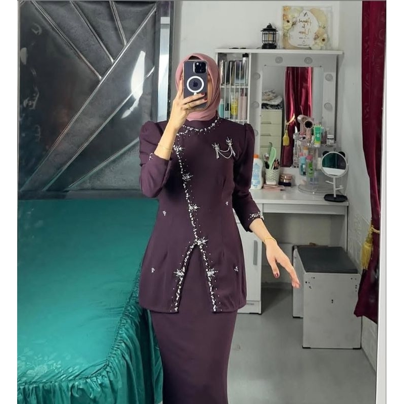 Baju melayu Baju wisuda baju lamaran baju bridesmaid kebaya payet
