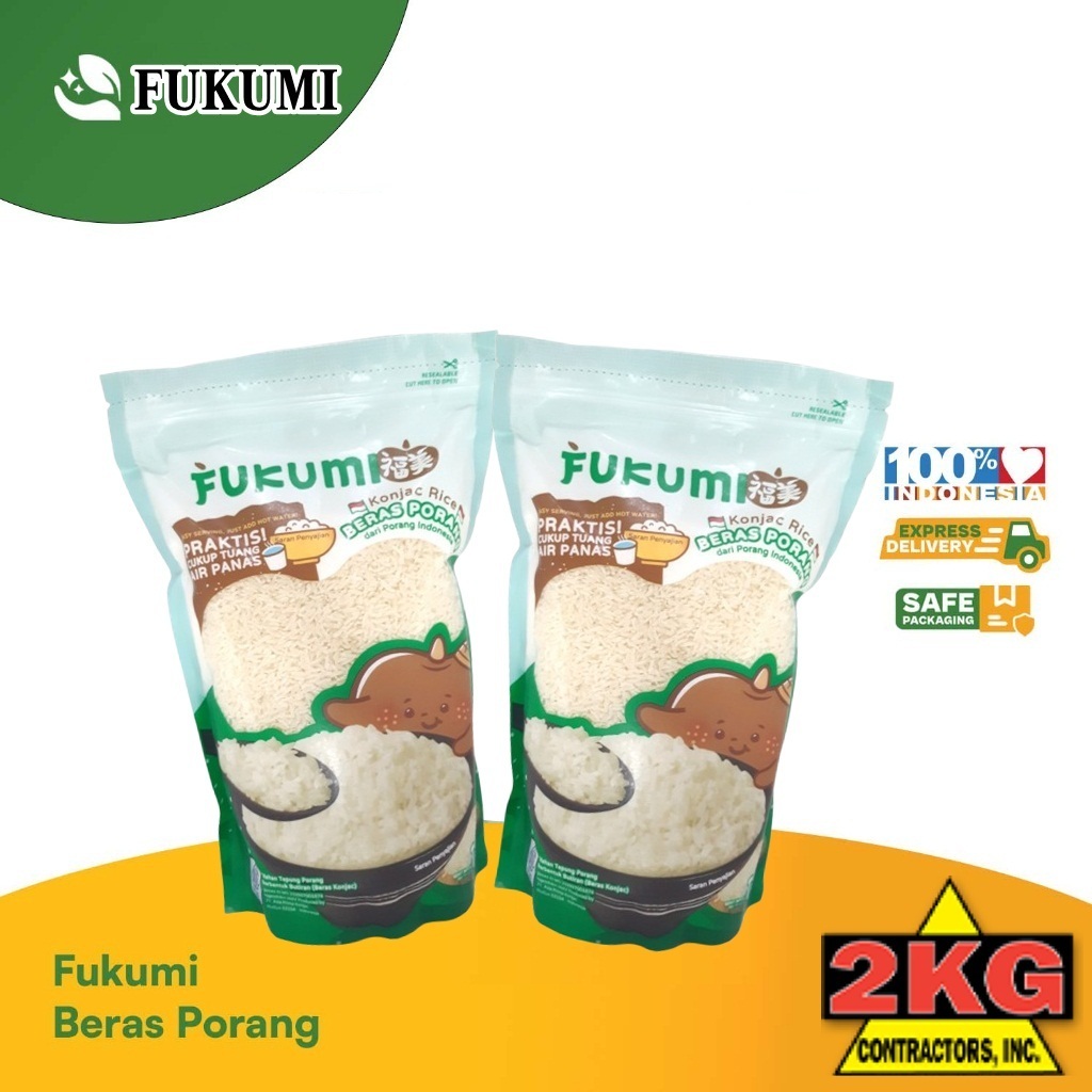 

FUKUMI Beras Porang Box Sachet - Shirataki/Konjac Rice