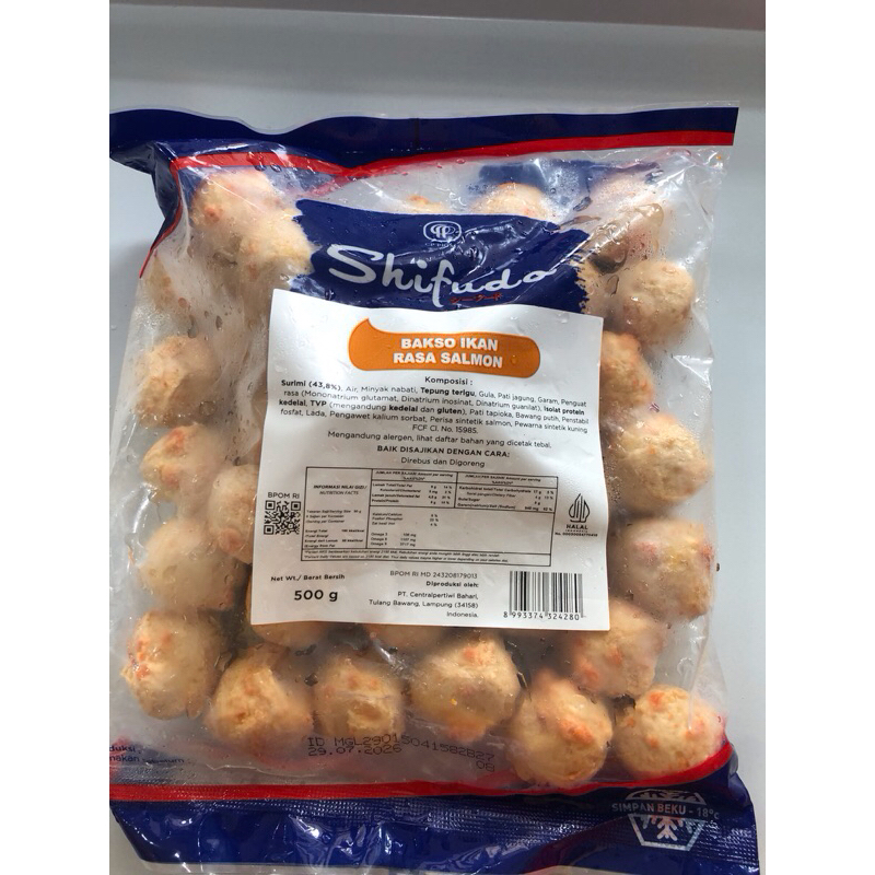 

Shifudo Bakso Salmon 500g