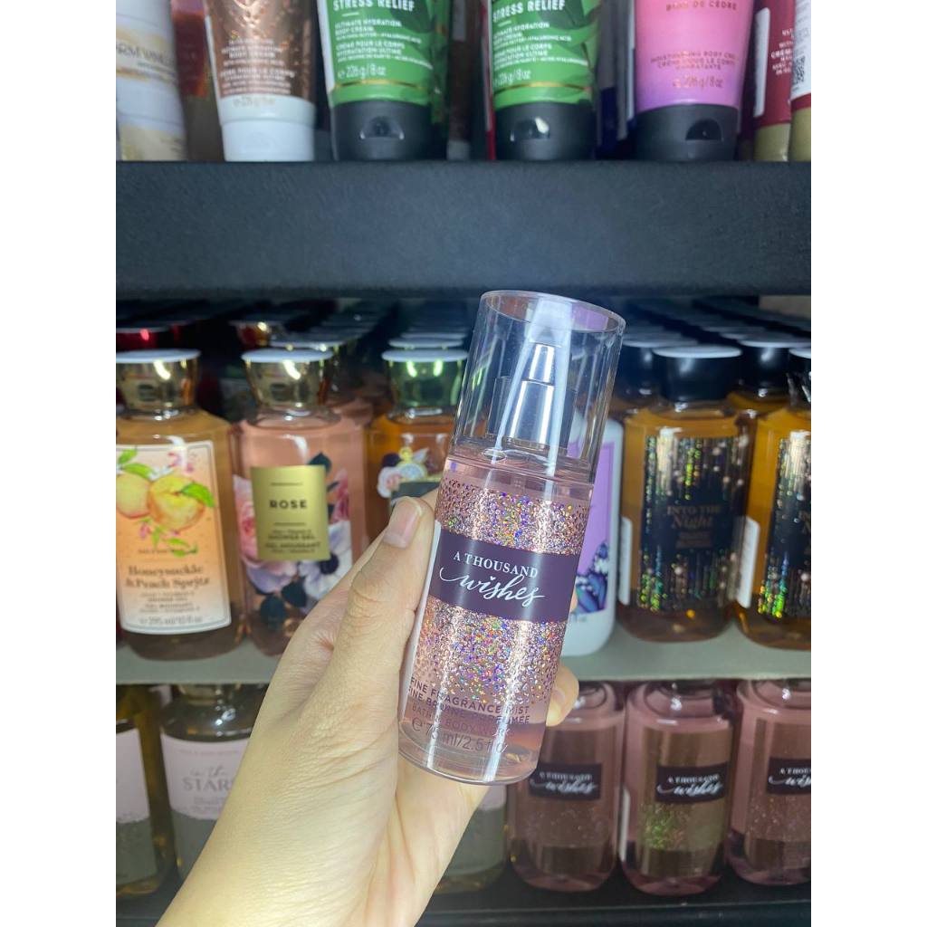 Bath and Body Works BBW A Thousand Wishes Body Mist Travel Size