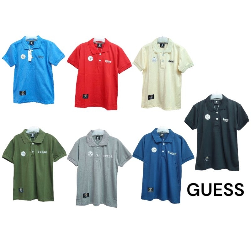 Baju anak-anak polo shirt Guess // atasan kaos polo anak laki laki