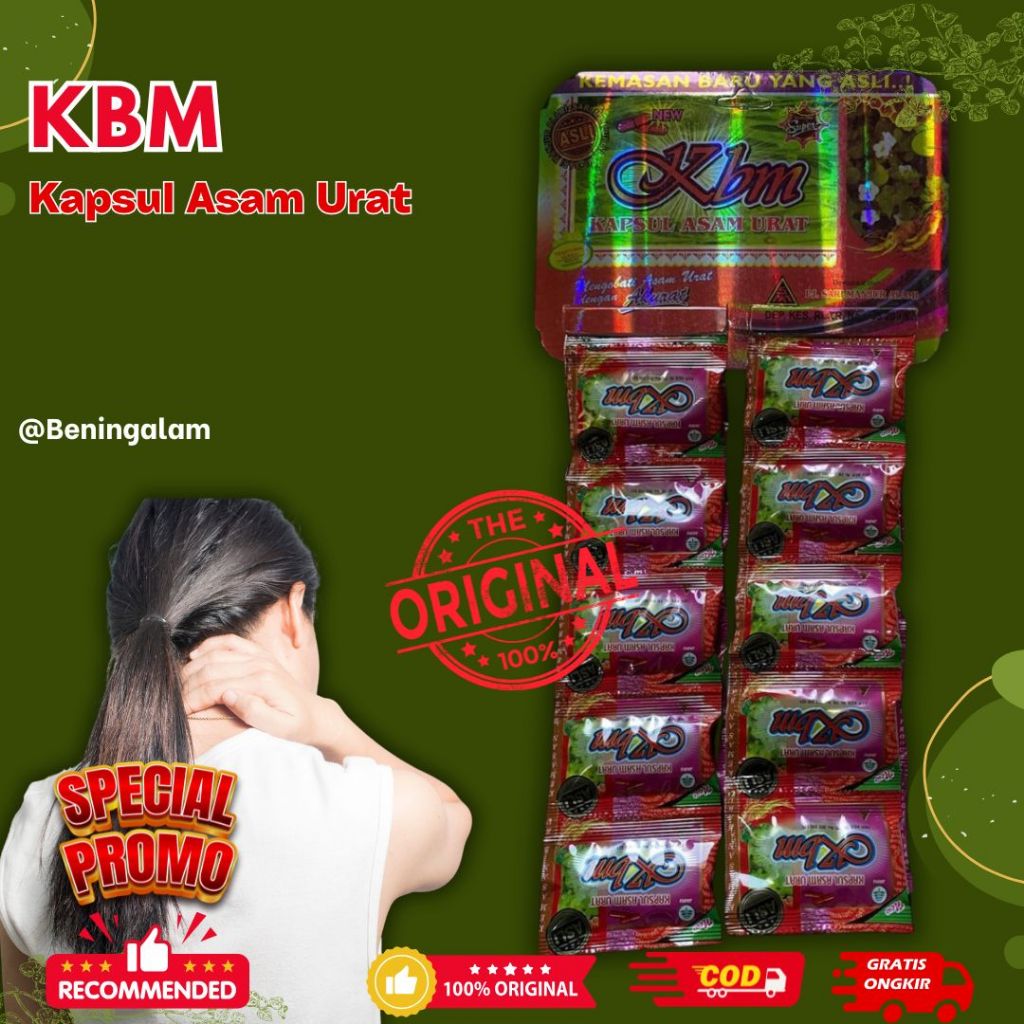 

KBM Kapsul Asam Urat Ampuh Original