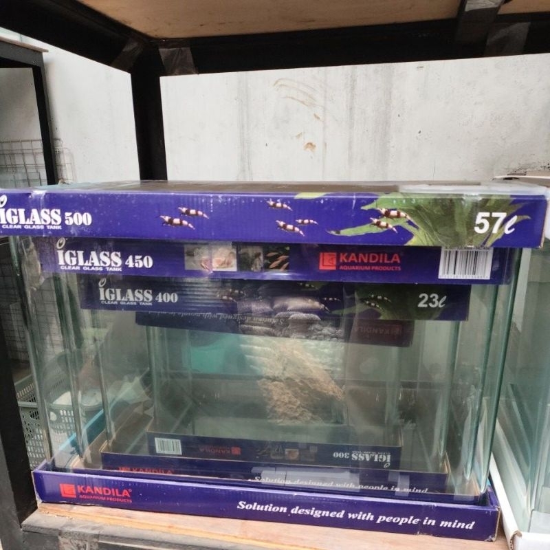 Aquarium kaca bending kandila iglass khusus ojol