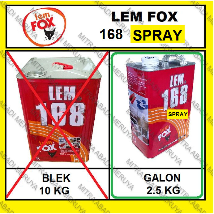 Lem SPRAY Lem FOX SPRAY Lem Kuning Semprot Galon