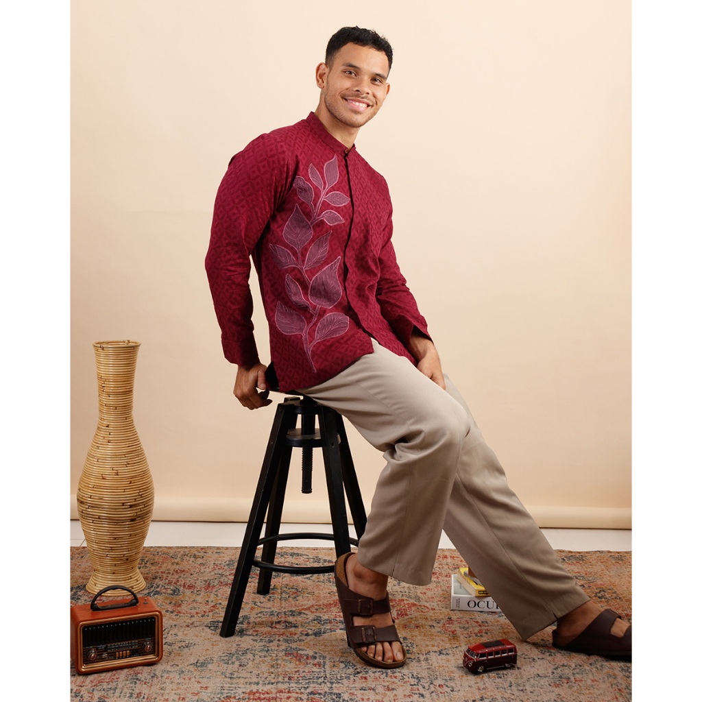 Radirpa - Bonolo Kemeja Tenun Lengan Panjang