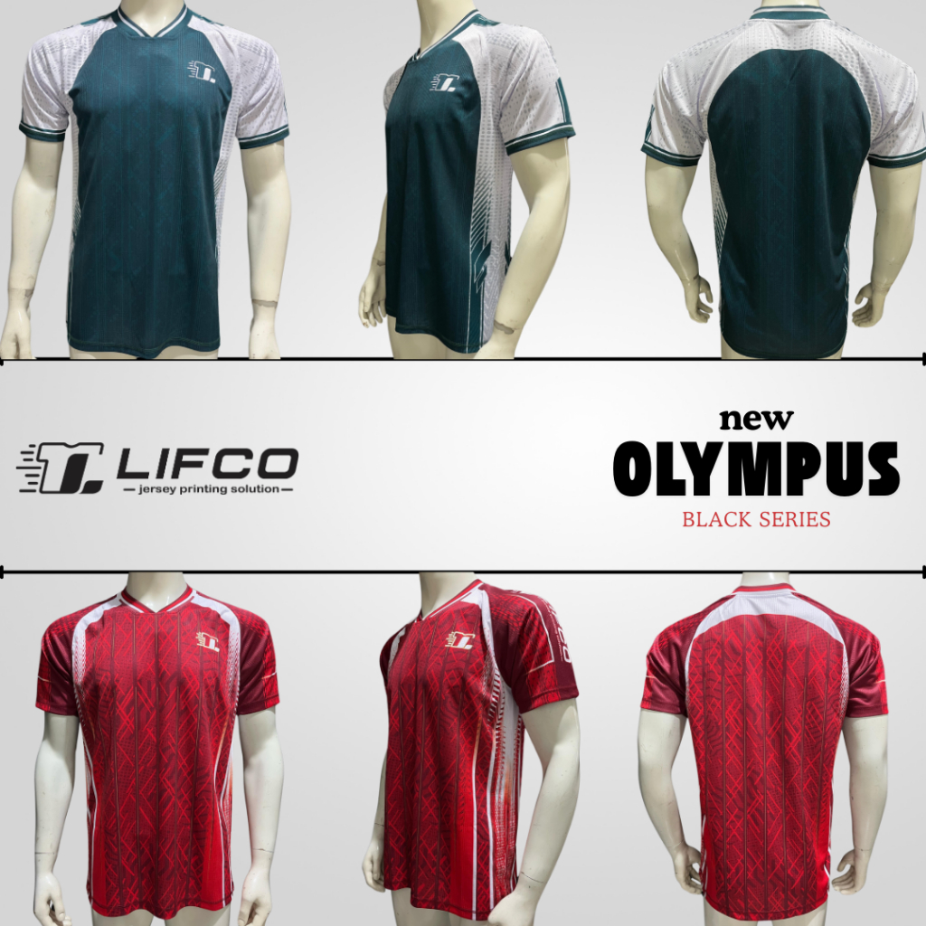 JERSEY SANTAI VOLI LIFCO ORIGINAL RAGLAN HIJAU PUTIH (TIDAK BISA REQUEST NAMA)