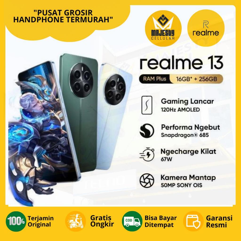 Realme 13 Handphone Termurah RAM Plus 16GB+256GB