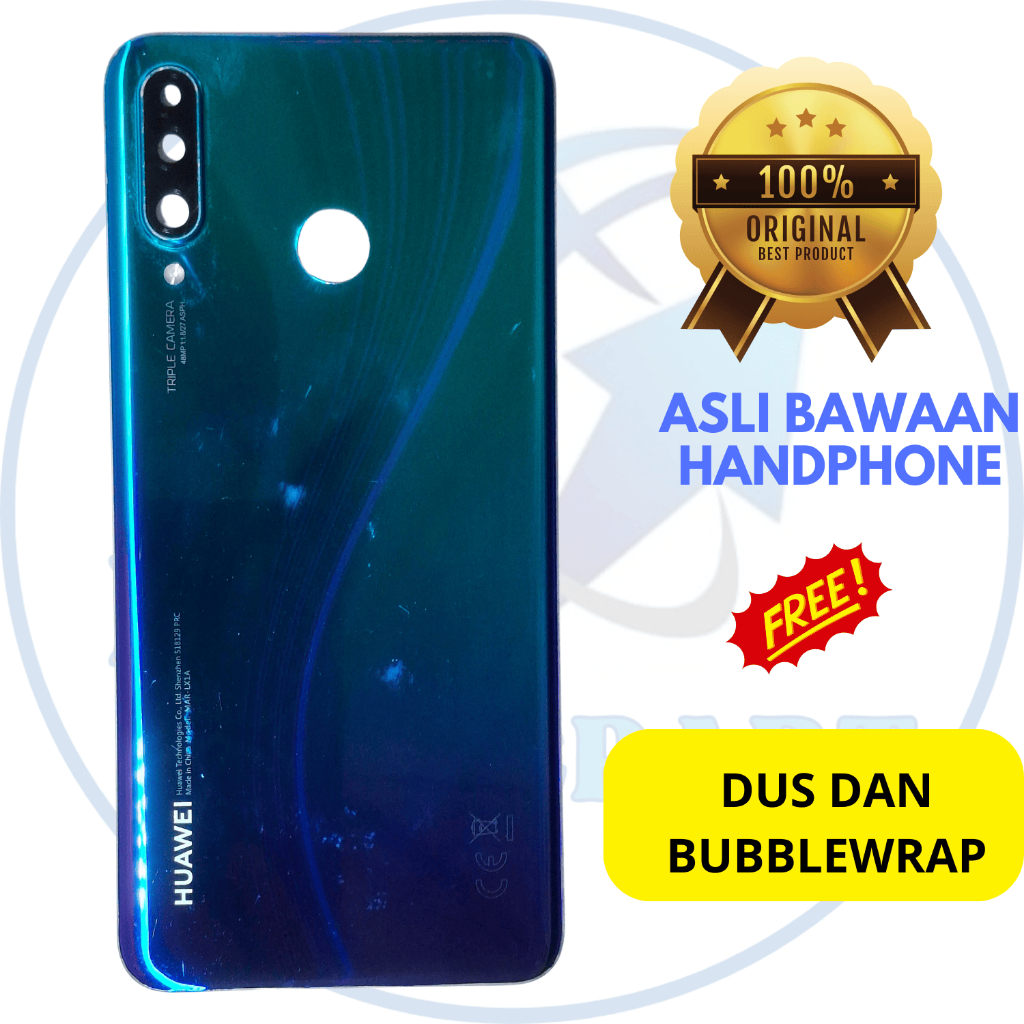 Tutup backdoor belakang / back cover hp Huawei P30 Lite - asli original copotan cabutan bawaan