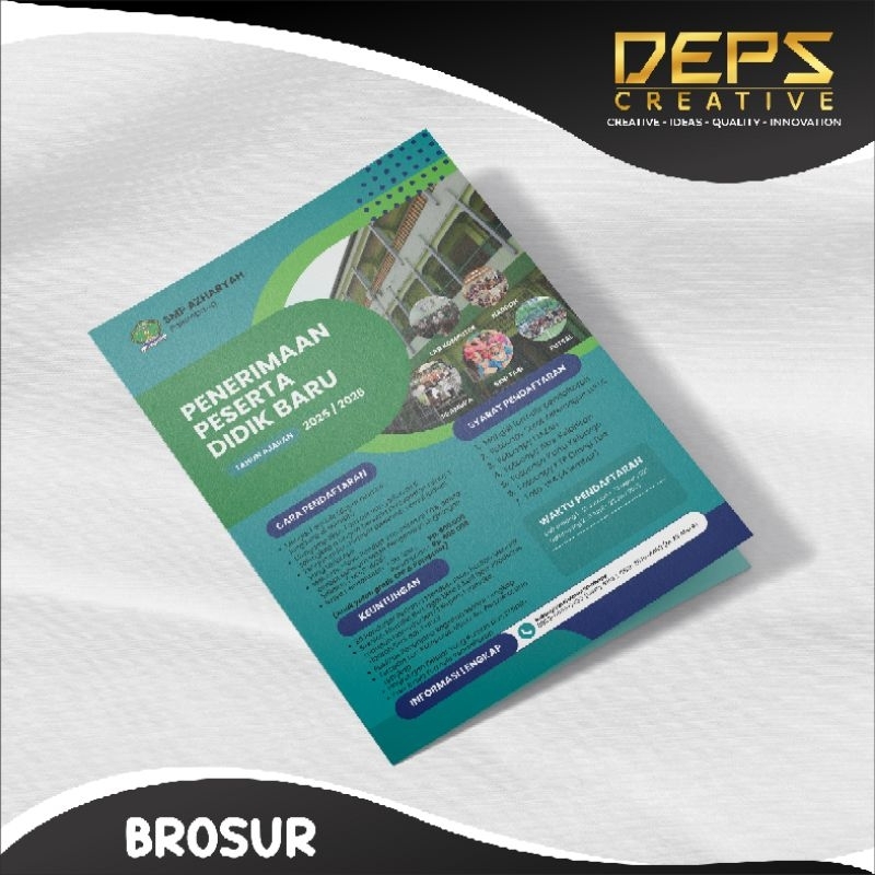 

Brosur Full color satu sisi bahan AP 120gr/150gr bebas pilih min cetak 100lmbr