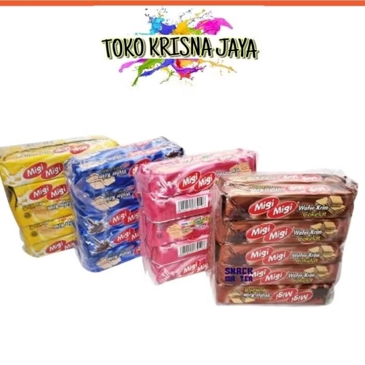 

MIGI MIGI WAFER KRIM NETTO 10 PCS X 11 GR