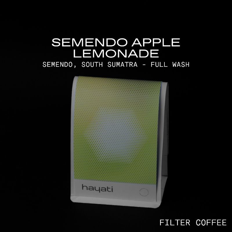 

SEMENDO APPLE LEMONADE | FULL WASH | SPECIALTY FILTER COFFEE 100gr/200gr