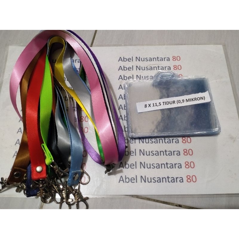 

paket Tali 1,5 cm polos+plastik panitia uk 8 x 11, 5 cm tidur isi paket 10 pcs tebal plastik 0, 9 mikron