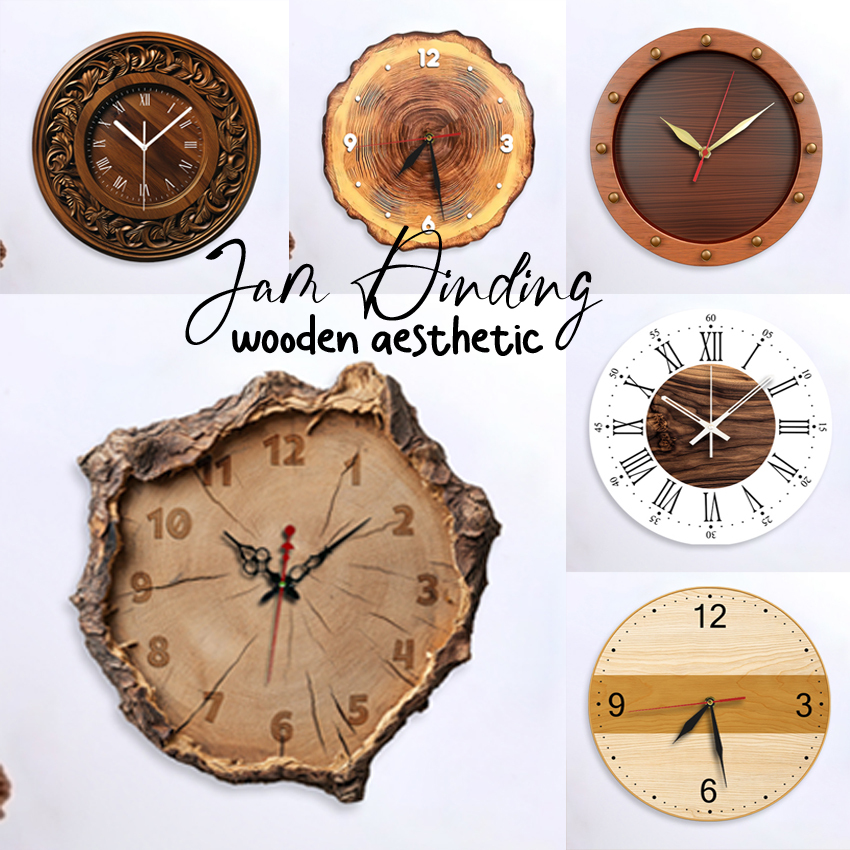 Baru Jam Dinding Kayu Aesthetic Jam Dinding Jati Kayu Mahoni Jam Dinding Ukiran Jepara
