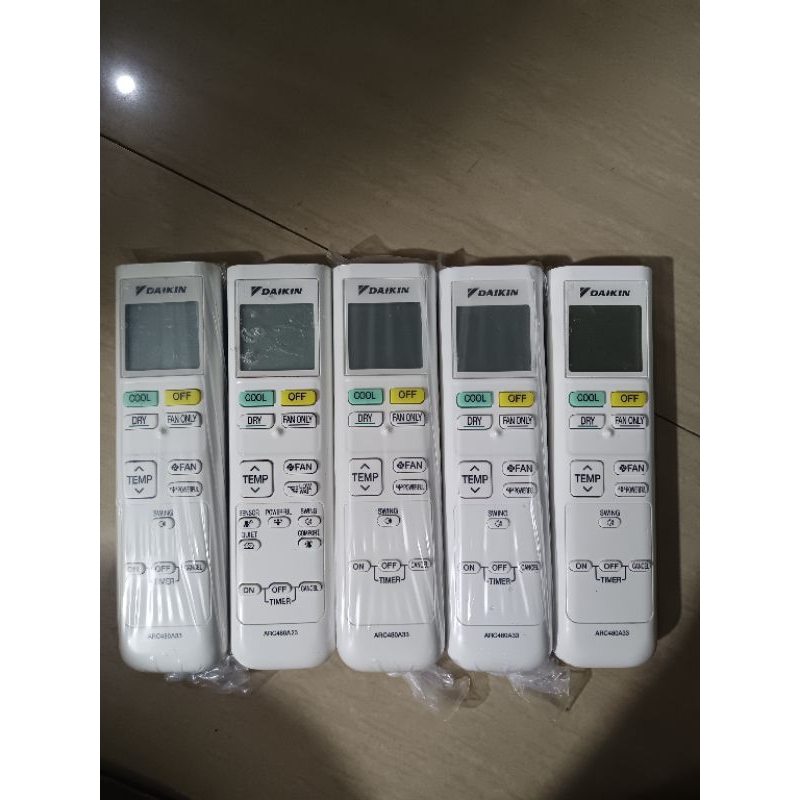 remot ac daikin standar dan inverter